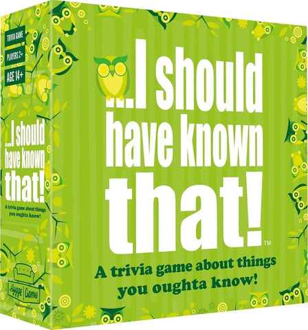 I Should Have Known That! - Trivia Game About Things You Oughta Know, Green | 21026 - Image 1