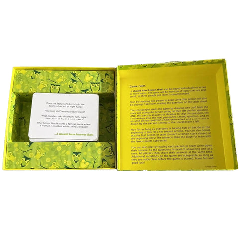 I Should Have Known That! - Trivia General Knowledge Card Game for Family and Adults (2+ Players, Ages 14+) - Hygge Games - Image 4
