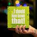 I Should Have Known That! - Trivia General Knowledge Card Game for Family and Adults (2+ Players, Ages 14+) - Hygge Games