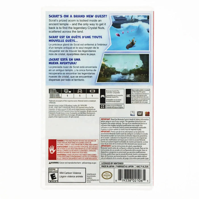 Ice Age: Scrat's Nutty Adventure - Nintendo Switch