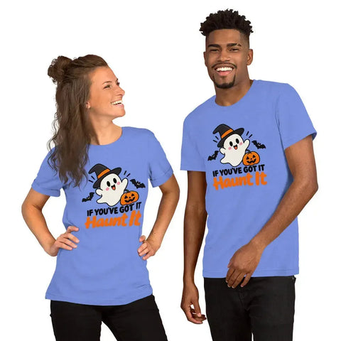 If You've Got It Haunt It T-Shirt - Cute Halloween Ghost and Pumpkin Graphic Tee - Image 20