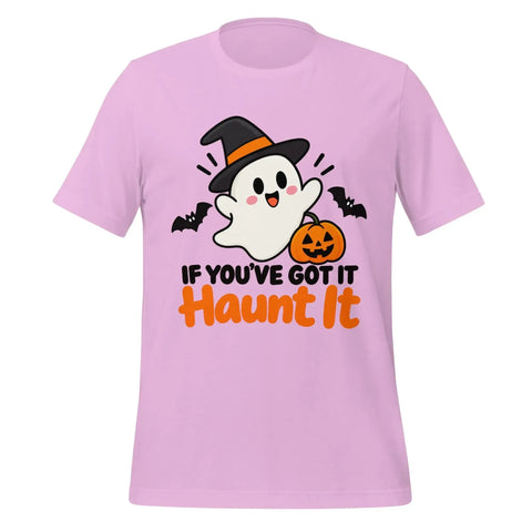 If You've Got It Haunt It T-Shirt - Cute Halloween Ghost and Pumpkin Graphic Tee - Image 21