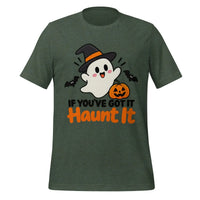 If You've Got It Haunt It T-Shirt - Cute Halloween Ghost and Pumpkin Graphic Tee- Image 5
