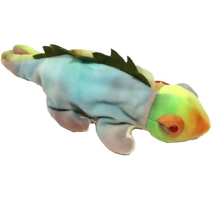 Iggy the Iguana Plush (8") - Ty - Original Beanie Babies Series (1997)