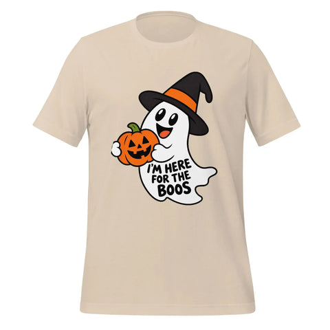 I'm Here for the Boos T-Shirt - Funny Halloween Ghost Gag Gift Graphic Tee - Image 17