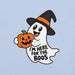 I'm Here for the Boos T-Shirt - Funny Halloween Ghost Gag Gift Graphic Tee