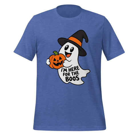 I'm Here for the Boos T-Shirt - Funny Halloween Ghost Gag Gift Graphic Tee - Image 45