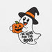 I'm Here for the Boos T-Shirt - Funny Halloween Ghost Gag Gift Graphic Tee