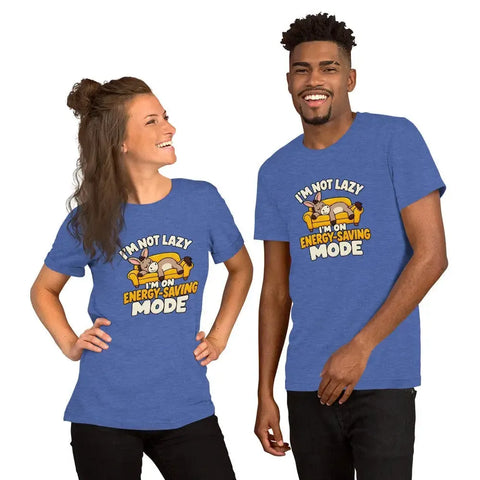 I'm Not Lazy, I'm on Energy-Saving Mode T-Shirt - Funny Relaxation Graphic Tee - Image 24
