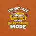 I'm Not Lazy, I'm on Energy-Saving Mode T-Shirt - Funny Relaxation Graphic Tee
