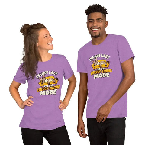 I'm Not Lazy, I'm on Energy-Saving Mode T-Shirt - Funny Relaxation Graphic Tee - Image 32