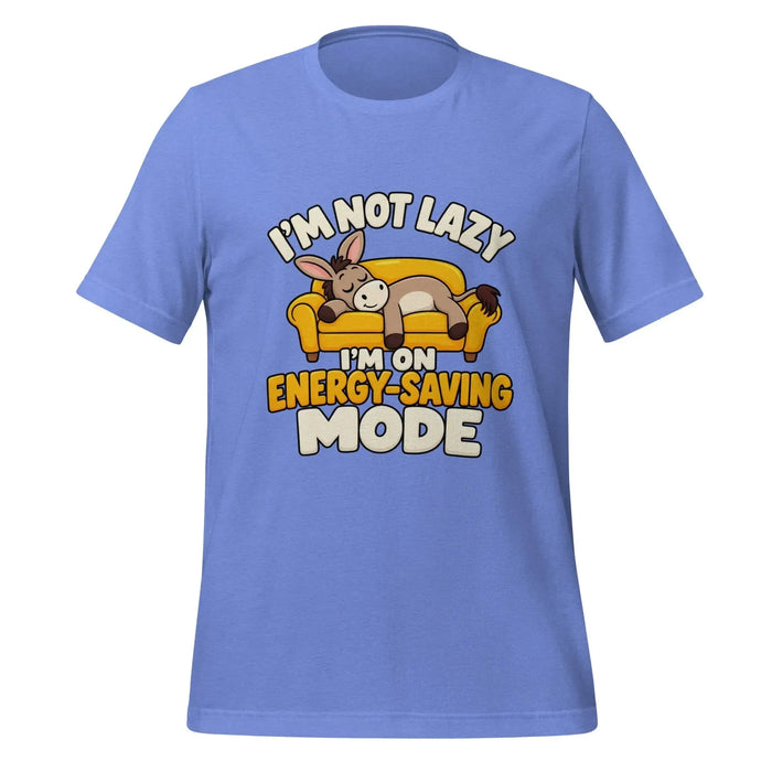 I'm Not Lazy, I'm on Energy-Saving Mode T-Shirt - Funny Relaxation Graphic Tee