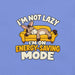 I'm Not Lazy, I'm on Energy-Saving Mode T-Shirt - Funny Relaxation Graphic Tee