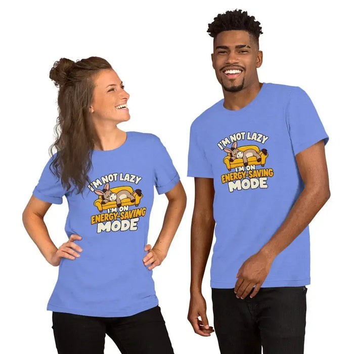 I'm Not Lazy, I'm on Energy-Saving Mode T-Shirt - Funny Relaxation Graphic Tee