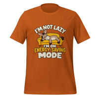 I'm Not Lazy, I'm on Energy-Saving Mode T-Shirt - Funny Relaxation Graphic Tee