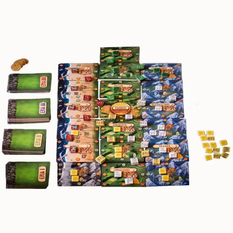 Inca Empire - Area Control Civilization Card Game for Family, and Adults (2-5 Players, Ages 13+) - DPH Games