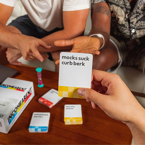 Incohearent: The Spicier Edition - Party Word Guessing Card Game for Adults (3-8 Players, Ages 17+) - Relatable - Image 5