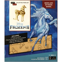 Disney [Frozen 2] - Water Nokk Book & 3D Wood Model Kit - Insight Editions - IncrediBuilds Series - (2019)
