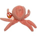 Inky the Pink Octopus Plush (7", Style 4028) - Ty - Original Beanie Babies Series (1994)