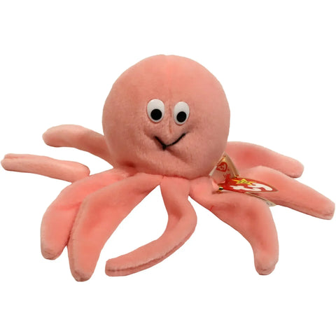 Inky the Pink Octopus Plush (7