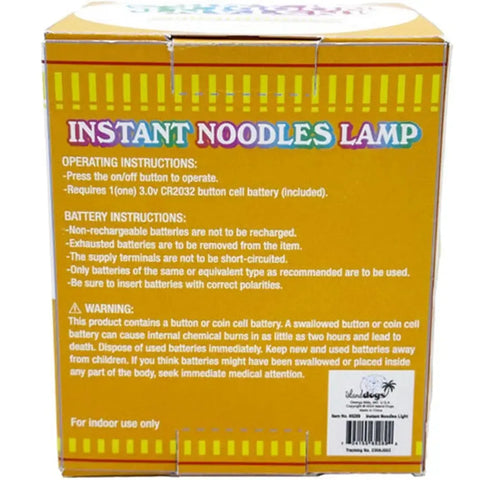 Instant Noodles Lamp Gag Gift (4.5