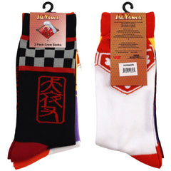 InuYasha - Crew Socks Set (2 Pairs) - Culturefly