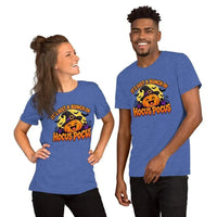 It's Just a Bunch of Hocus Pocus T-Shirt - Halloween Pumpkin Witch Hat Graphi...- Image 4