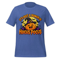 It's Just a Bunch of Hocus Pocus T-Shirt - Halloween Pumpkin Witch Hat Graphi...- Image 1