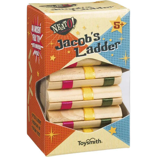 Jacob's Ladder - Optical Illusion & Trick Wooden Toy - Toysmith - Neato! Classics Series