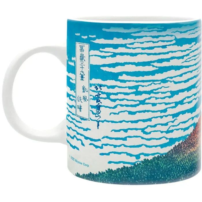 Japan Art - Fine Wind, Clear Morning Red Fuji Mug (Ceramic, 11 oz.) - ABYstyle