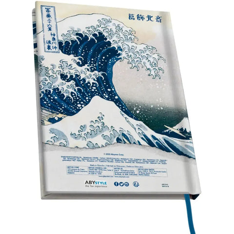 Japan Art - The Great Wave off Kanagawa Hardcover Notebook (8.5