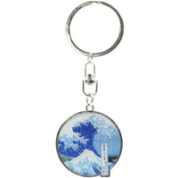 Japan Art - The Great Wave off Kanagawa Keychain (1.5", Metal) - ABYstyle- Image 2