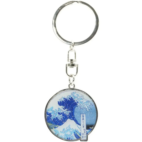 Japan Art - The Great Wave off Kanagawa Keychain (1.5