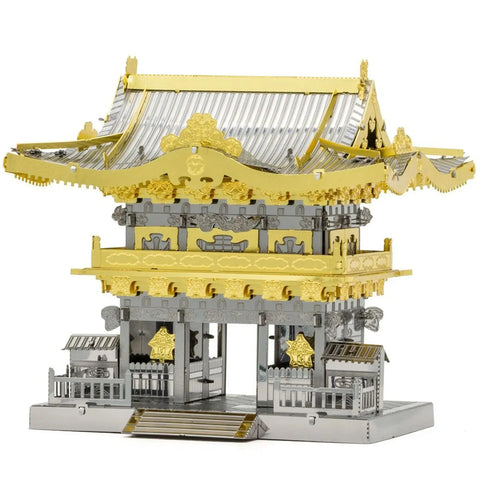 Japan [Nikko Toshogu Shrine] - Yomeimon Gate Building 3D Figure Model Kit (Steel, Moderate Difficulty) - Fascinations - Metal Earth Series - (2023) - Image 2