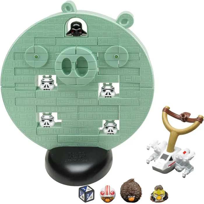 Jenga: Death Star Game [Angry Birds: Star Wars] - Dexterity Science Fiction Game for Family, Adults, and Children (1-2 Players, Ages 8+) - Hasbro Gaming