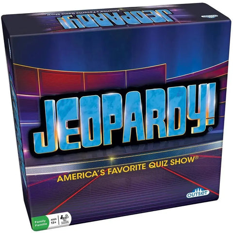 Jeopardy! America's Favorite Quiz Show - Trivia Television Board Game for Family, Adults, and Children (3+ Players, Ages 12+) - Outset Media