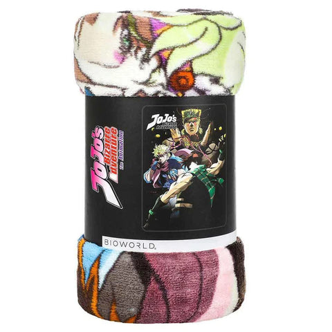 JoJo's Bizarre Adventure - Poster Art Plush Throw Blanket (Fleece, 45