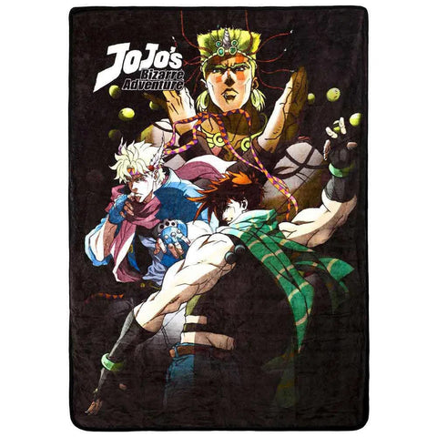 JoJo's Bizarre Adventure - Poster Art Plush Throw Blanket (Fleece, 45