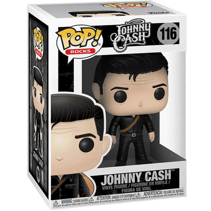 Johnny Cash - Black Outfit Johnny Cash Figure (4") - Funko - Pop! Rocks Series (116)