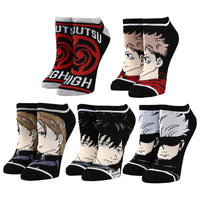 Jujutsu Kaisen - Character Ankle Socks (5 Pairs) - Bioworld- Image 1