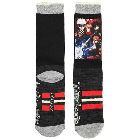 Jujutsu Kaisen - Main Characters Crew Socks (Sublimated) - Bioworld