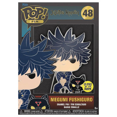 Jujutsu Kaisen - Megumi Fushiguro Pin Badge (#48, Glows in the Dark, Enamel) - Funko - Pop! Pin Series