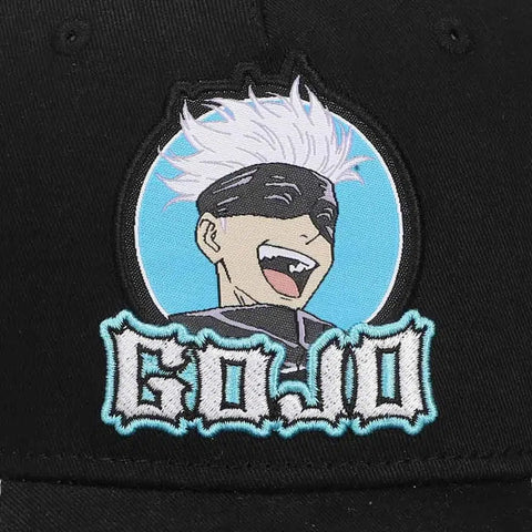 Jujutsu Kaisen - Satoru Gojo Patch Snapback Hat (Embroidered, Pre-Curved Bill) - Bioworld
