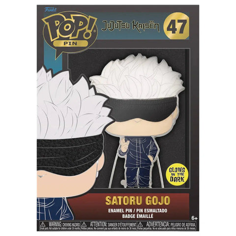 Jujutsu Kaisen - Satoru Gojo Pin Badge (#47, Glows in the Dark, Enamel) - Funko - Pop! Pin Series