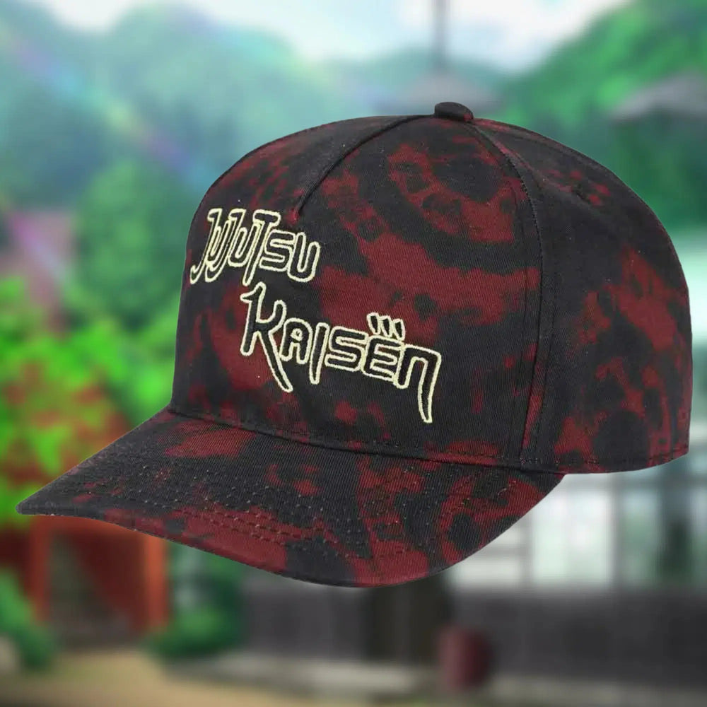 Jujutsu Kaisen - Yuji Itadori Snapback Hat (Washed, Sublimated, Pre-Curved Bill) - Bioworld