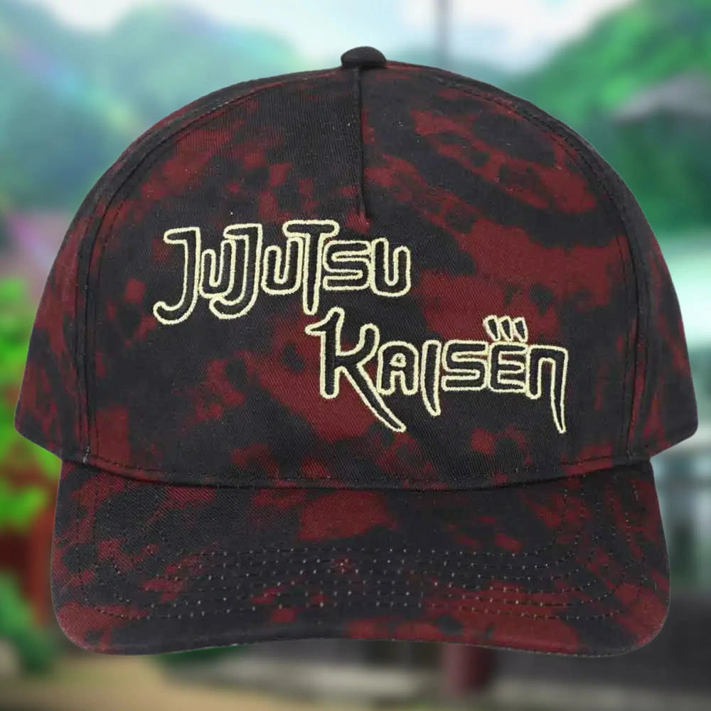 Jujutsu Kaisen - Yuji Itadori Snapback Hat (Washed, Sublimated, Pre-Curved Bill) - Bioworld