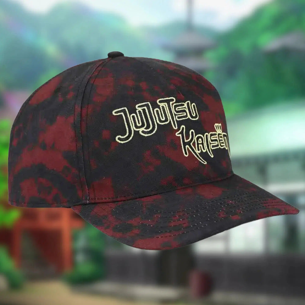 Jujutsu Kaisen - Yuji Itadori Snapback Hat (Washed, Sublimated, Pre-Curved Bill) - Bioworld