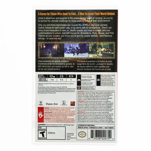 Jumanji: The Video Game - Nintendo Switch