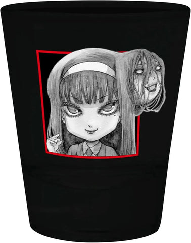Junji Ito - 4 Shot Glasses (1.7 oz) Featuring Tomie, Souichi & Fuchi - ABYSTYLE - Image 2