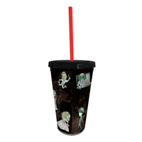 Junji Ito Collection - Chibi Plastic Tumbler with Straw (16 oz.) - ABYstyle- Image 2